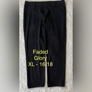 Faded Glory slacks size XL ( 16/18 )